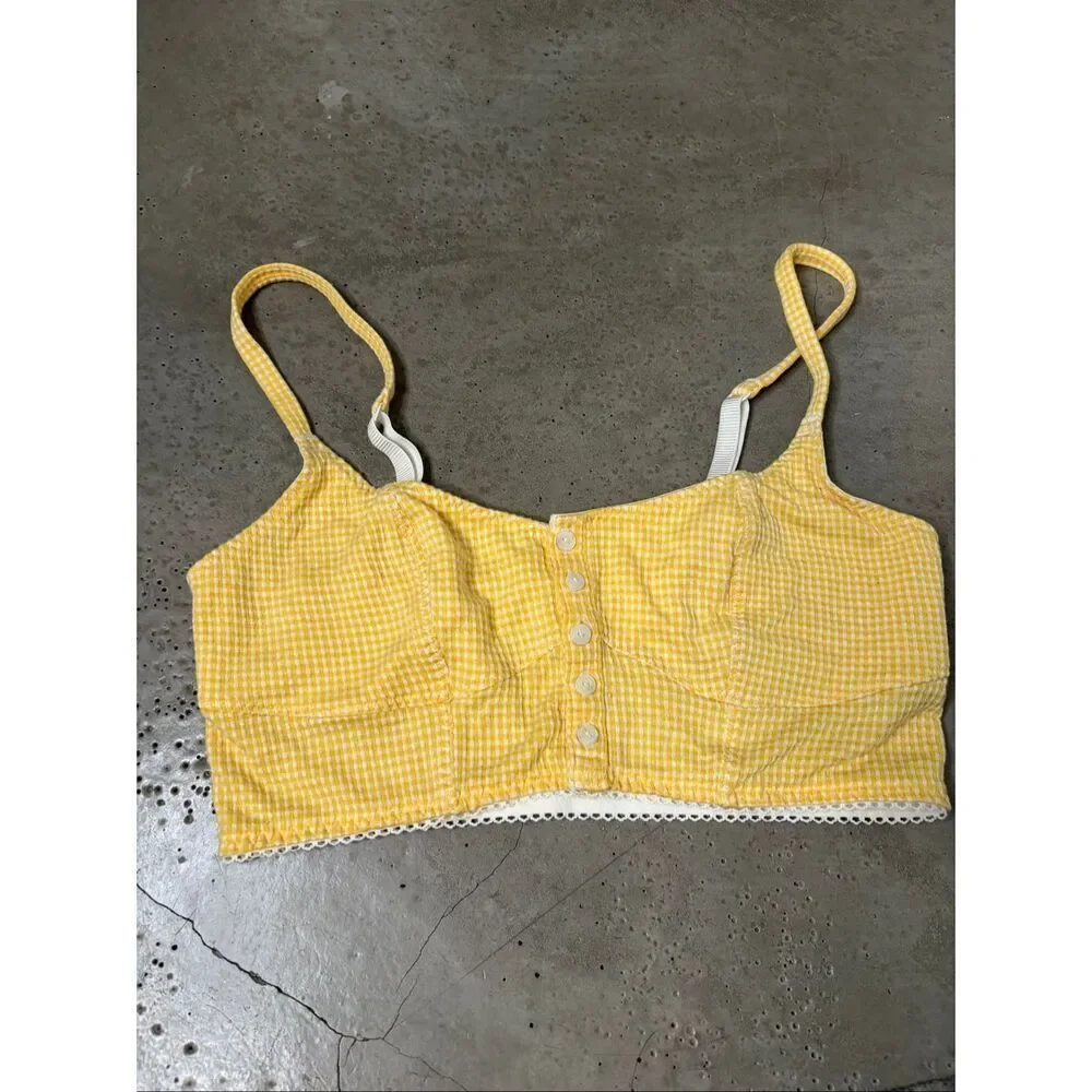 Free People Intimately Gingham Bralette